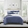 thumbnail image 2 of Windham Indigo Super King Duvet Cover & 2 Shams Set, plus 2 bonus cushions, 2 of 5