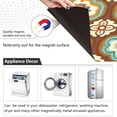 thumbnail image 4 of Yayeee Magnetic Dishwasher Cover for The Front Decoration Home Kitchen Machine Sticker Protector, Retro Blossom Flower, 4 of 6