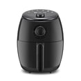 thumbnail image 1 of Elite Gourmet EAF0201X Freidora de aire caliente eléctrica compacta personal que ahorra espacio, cocina saludable sin aceite, temporizador y controles de temperatura, 1000 W, 2,1 cuartos, negro, 1 of 5