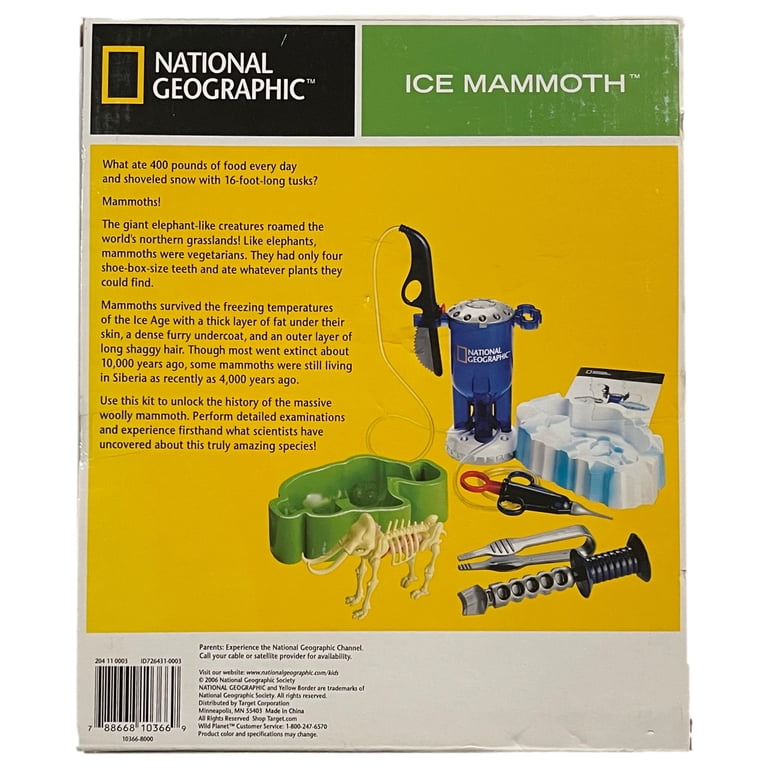 National Geographic Ice Mammoth, Woolly Mammoth Building Kit National Geographic Ice Mammoth, Woolly Mammoth Building Kit