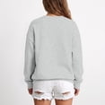 thumbnail image 6 of Oversized Sweatshirts Women Crewneck 2026 Fall Cute Fleece Pullover Top | Loose Fit Long Sleeve Sweatshirt no Hood, Drop Shoulder Tops, Workout Athletic Cozy, Airport Travel Clothes Light Gray,M, 6 of 7