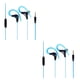 thumbnail image 2 of Matsuzay Auriculares con gancho para la oreja Auriculares estéreo para correr Super Bass Sport Auriculares con cable Cómodos de usar Azul 2piezas, 2 of 5