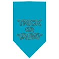 thumbnail image 1 of Trick Or Treat Rhinestone Bandana Turquoise Small, 1 of 1