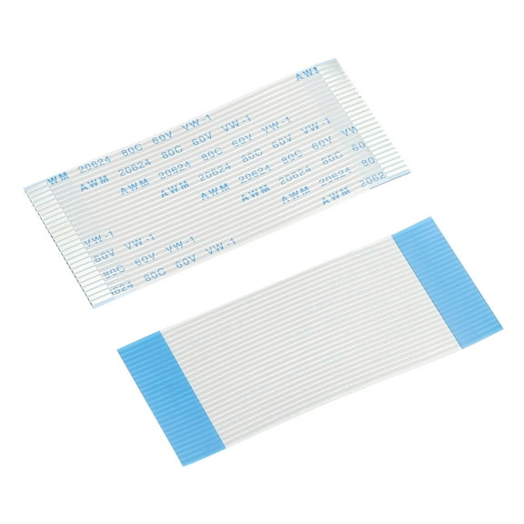 Uxcell Flexible Flat Cable Extension Cables 26 Pins 1.0mm Pitch 60mm A Type for DVD Player, Laptop 6 Pack