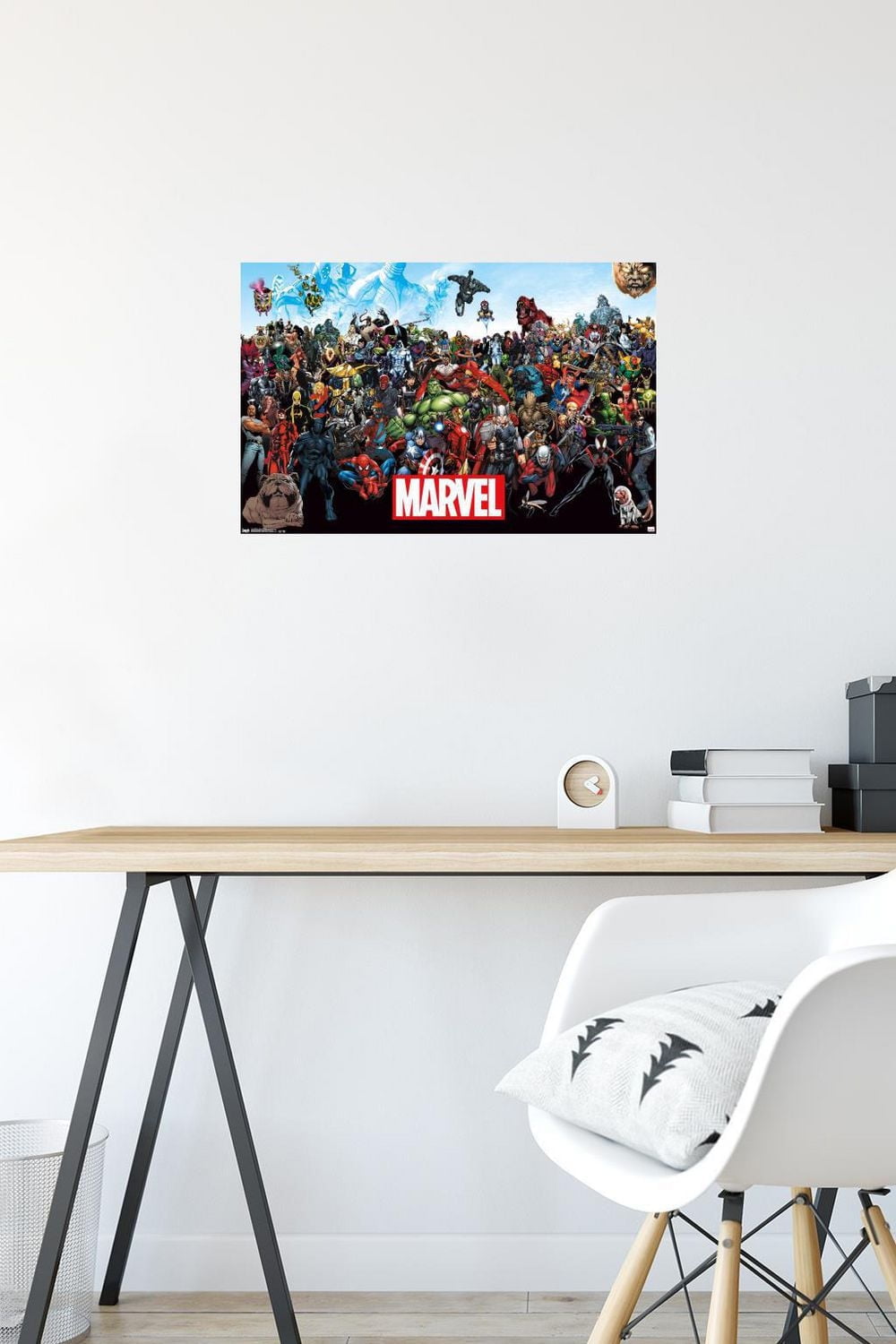 Marvel Comics - The Marvel Lineup 14.725" x 22.375" Wall Poster with Poster Mounts, by Trends International