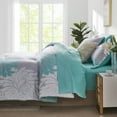 thumbnail image 6 of Flymme Floral Comforter Set Queen Size 7 Piece Bed in a Bag Queen Bed Sets Green Flowers Comforter Sets with Sheets for Teen Women Bedroom Decor, 6 of 8
