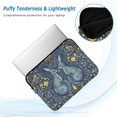 thumbnail image 2 of FORMRS 13-13.3 inch Laptop Sleeve Case Soft Carrying Quilted Computer Bag Cover, Yellow Forest Pattern, 2 of 7
