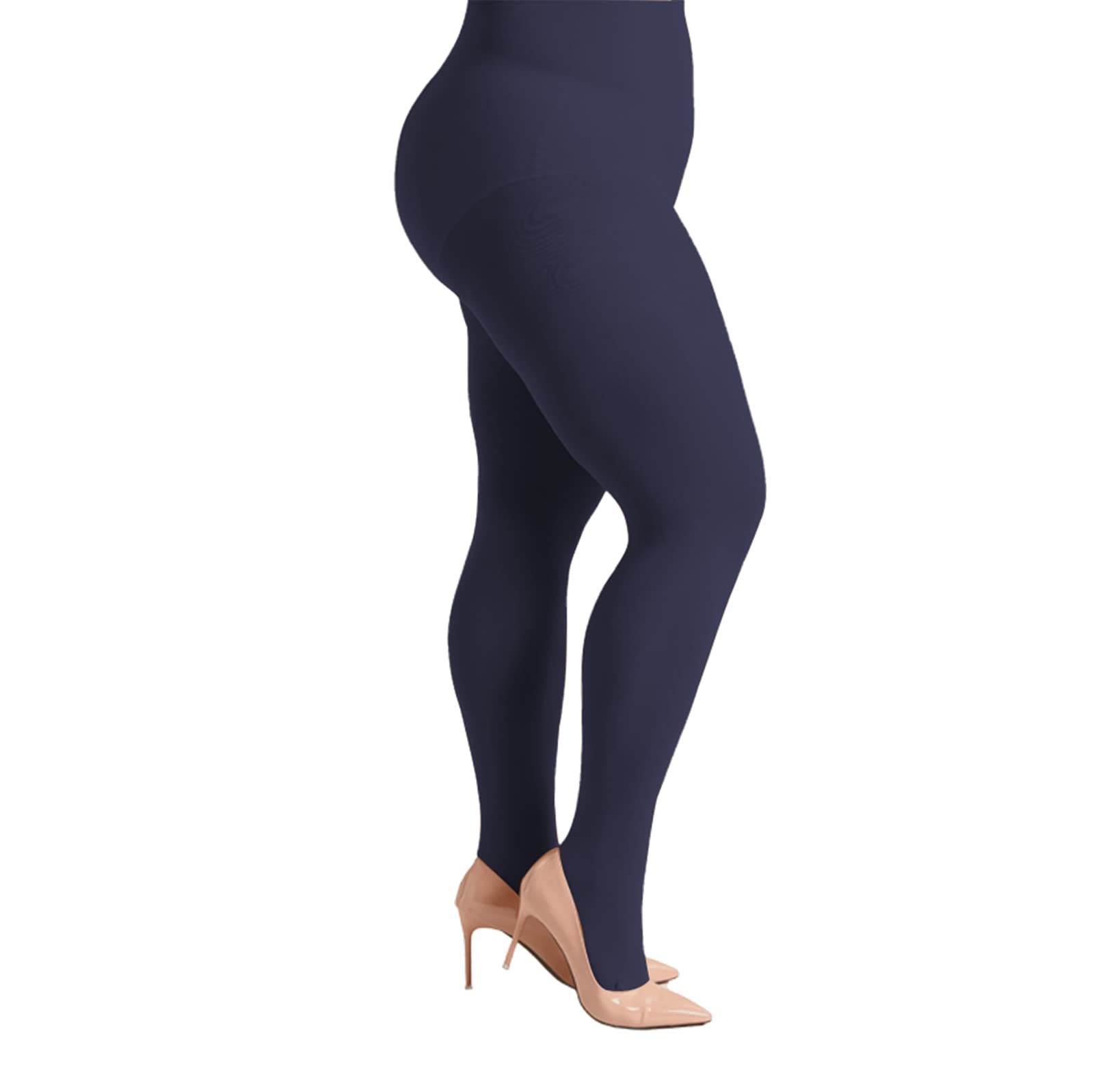 MANZI 2 Pack Plus Size Tights for Women 70D Queen Size Tights - Walmart.com
