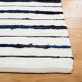 thumbnail image 4 of SAFAVIEH Montauk Rowena Striped Area Rug, Navy/Ivory, 8' x 10', 4 of 11