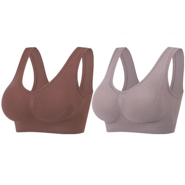 Kelon Bra Clearance Sale Woman Blending Bra 2PCS Gathering Bra Comfortable Corset Front Alternating Side Button Lace Bra Slim Shaping Bra