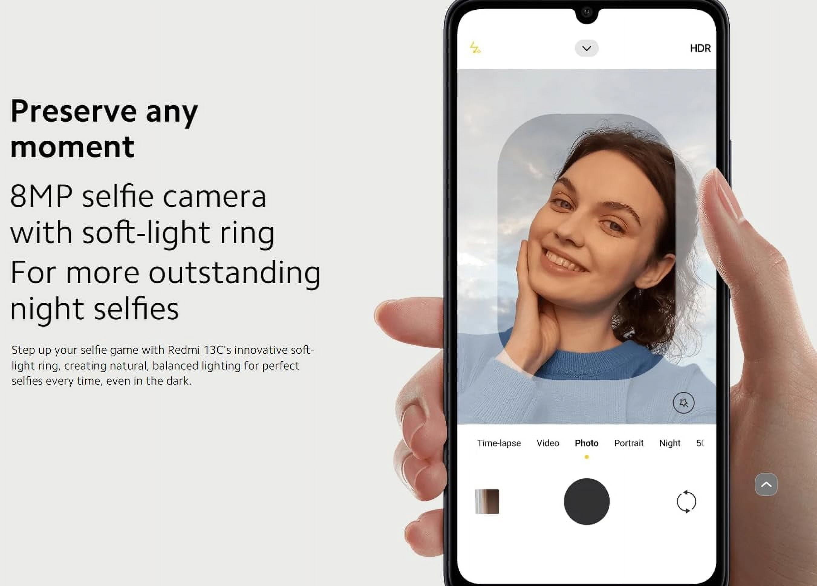 Redmi Xiaomi 13C 4G LTE (256GB + 8GB) Factory Unlocked Global ROM GSM 6.74" 50MP Triple Camera (for Tmobile, Metro, Tello, Mint & Globall) (Midnight Black Global ROM)