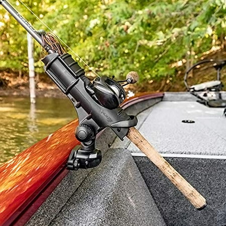 Kayak Rod Holder II with SidePort Tracloader and StarPort Mount for Baitcasting Spinning and Fly Reels