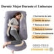 thumbnail image 3 of Almohada de Embarazo Almohada J para Embarazadas de 60 Pulgadas con Funda Extraíble Almohada de Cuerpo Completo para Espalda Caderas Piernas Vientre Regalo Ideal Día de la Madre y Mujer, 3 of 8