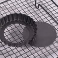 thumbnail image 4 of Miangastore 4pcs Quiche Pie Baking Pan Round Pizza Pan Pie Baking Pan with Loose Base, 4 of 9