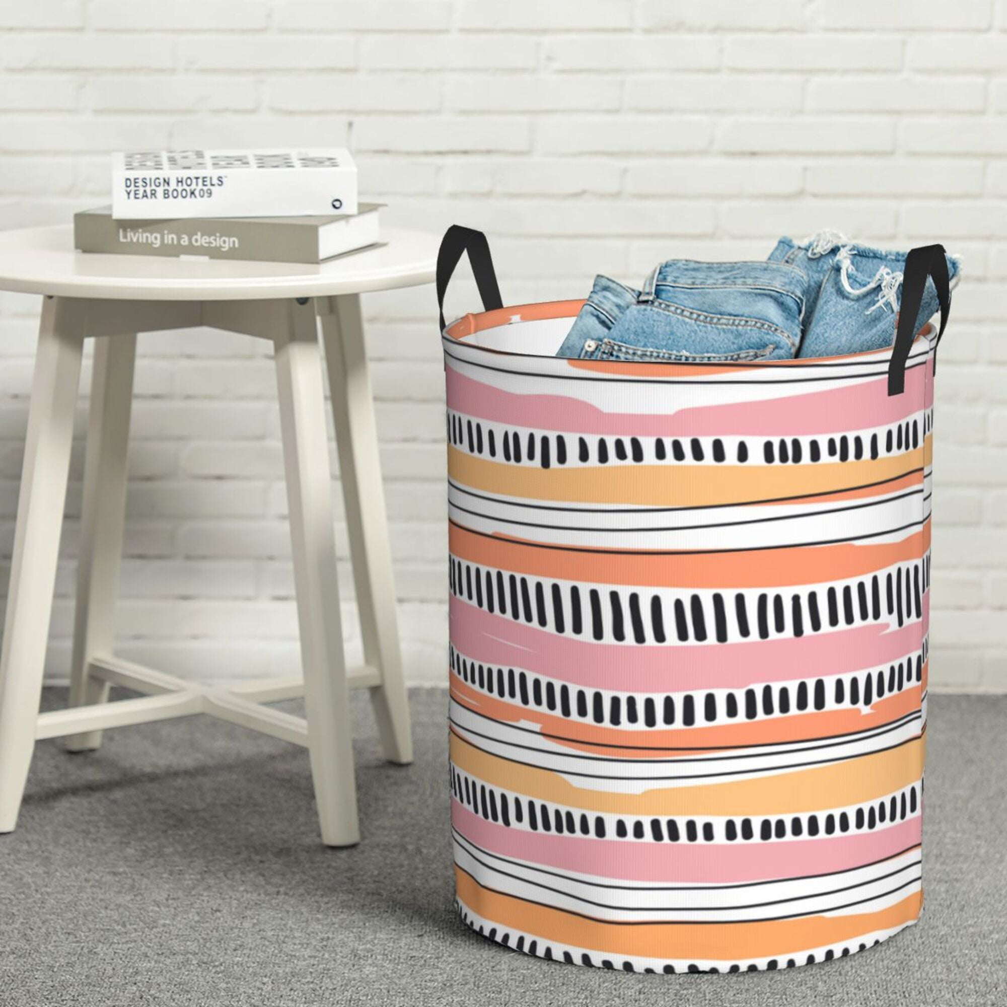 Abstract Graffiti Wow Print Laundry Basket