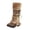 Brown, variant on Joykidd Women's Pom‑Pom Winter Knee-High Boots Suede Platform Lug Sole Plush Mid-Calf Boots for Holiday Party Festival Outfits