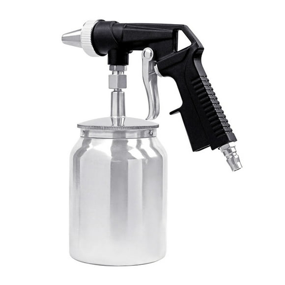 Kit de Blaster Pneumatique pour Nettoyage par Pulvérisation de Sable, Outil de Pulvérisation de Sable Portable avec Pot en Aluminium de 1000ml, Outil de Retrait de Peinture/rouille