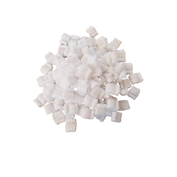 White Recyclable EPS Packing Peanuts (Approximately 1.15 Cubic Feet