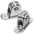 thumbnail image 3 of jojofuny Climbing Single Pulley Stainless Steel 2 Sets 2.40X1.30X1.02In, 3 of 8