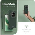 thumbnail image 3 of TUDIA MergeGrip Honor Magic 6 Pro Étui 5G 2024 Double Couche Prise Robuste - Vert Pin, 3 of 7
