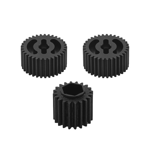 Mistaha Gearbox Gear Set for Tamiya XV01/TD2/TD4/BB-01 Remote Control Car, Steel G Parts Kit with 33T Spur Gear and 20T Pinion Gear