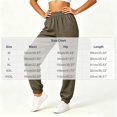 thumbnail image 3 of DailyTrove Women's Drawstring Elastic Waist Ankle Cuff Side Pocket Casual Jogger Sweatpants, 3 of 7