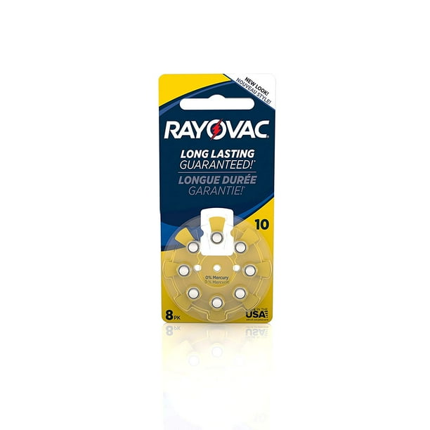 Rayovac Extra Advanced, size 10 Hearing Aid Battery Pack of 80