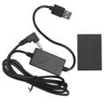 thumbnail image 1 of Cable USB de 55,5 V para fuente de alimentación móvil, acoplador de CC LPE12, batería ficticia para Canon M M2 M10 M50 M100, 1 of 14