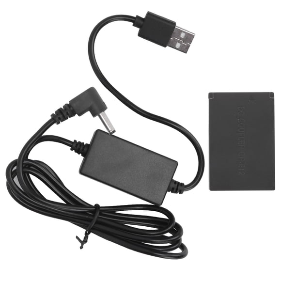 USBDC Coupler Dummy Battery,5‑5.5V USB Drive Cable Dummy Batteryfor Canon M USB Drive Cable DC Coupler Crafted with Care