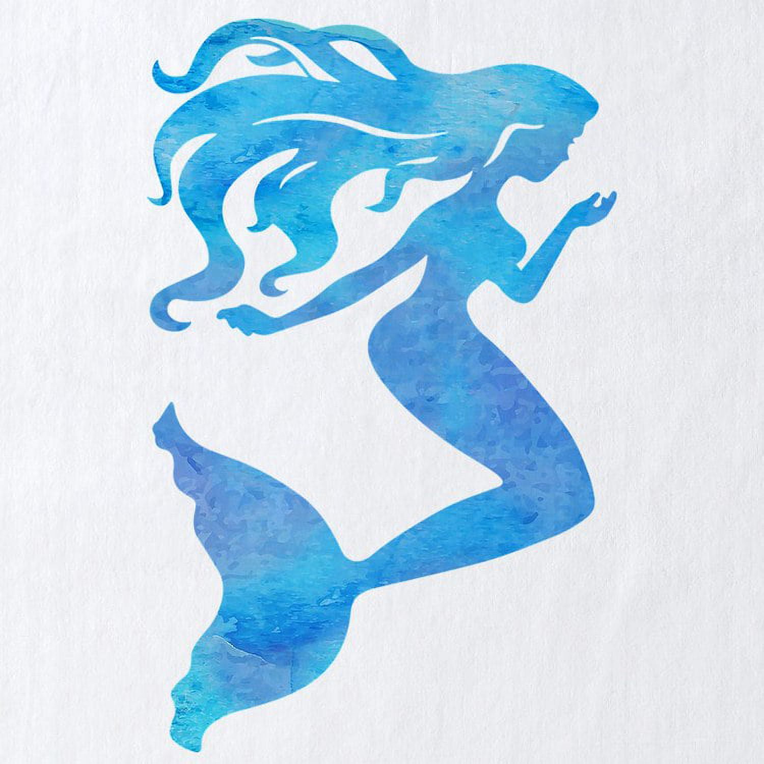 CafePress - Watercolor Mermaid - Large Beach Towel, Soft 30"x60" Towel with Unique Design