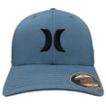 thumbnail image 2 of Hurley Men's Hat Icon Texture Stretch Flex Fit Cap (Large/X-Large, Midnight Navy), 2 of 3