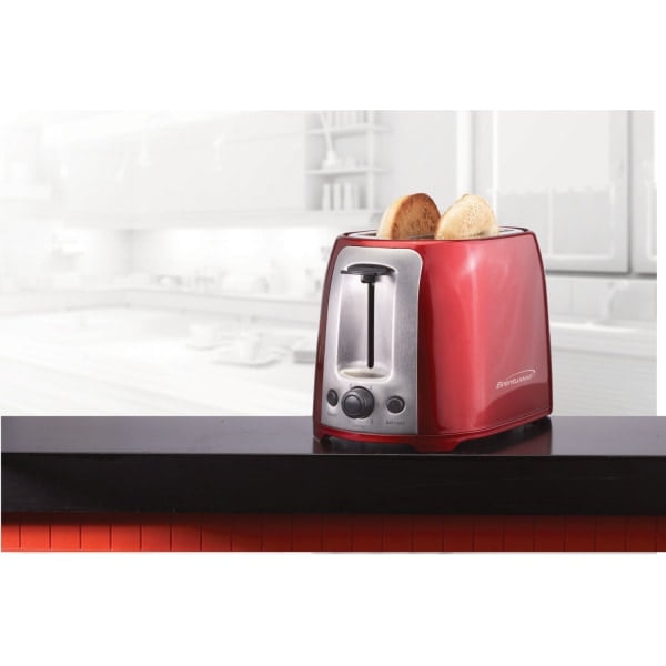 Brentwood Appliances Cool Touch 2-Slice Extra Wide Slot Toaster - Red