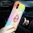 thumbnail image 5 of Dteck iPhone XS Max 6.5-inch Case ,Shock-Proof Cover Compatible with Magnetic Car Mount Kickstand,Hybrid Rubber Rugged Protective PC Back Phone Case for Apple iPhone Xs Max 6.5",Colorful, 5 of 8