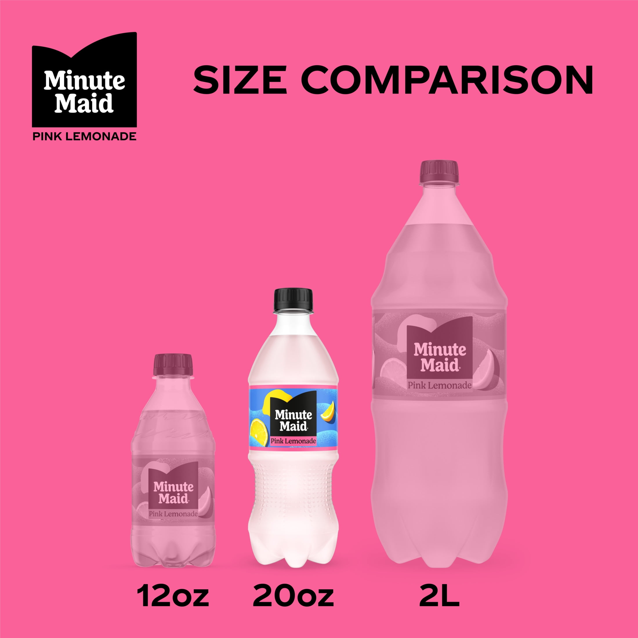 Minute Maid Pink Lemonade Bottle, 20 fl oz