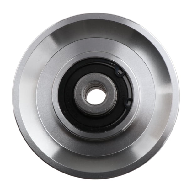 Rodamiento de Fitness, rueda de polea, ejercicio, portátil, resistente, silencioso, aleación de aluminio 8cm