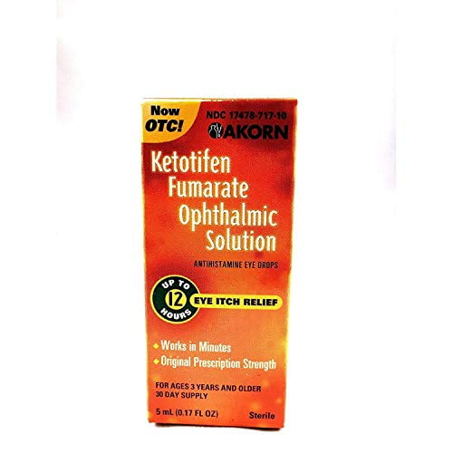 KETOTIFEN FUMRT 0.025 Percent Solution 5 ML Walmart Canada