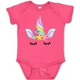 thumbnail image 3 of Inktastic Unicorn Face Girls Baby Bodysuit, 3 of 5