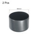 thumbnail image 2 of Uxcell 2 piezas de tapas de goma de 63 mm (2 1/2 pulgadas) ID cubierta de tubo redondo de vinilo, tapa de tornillo, protectores de rosca, gris profundo, 2 of 5