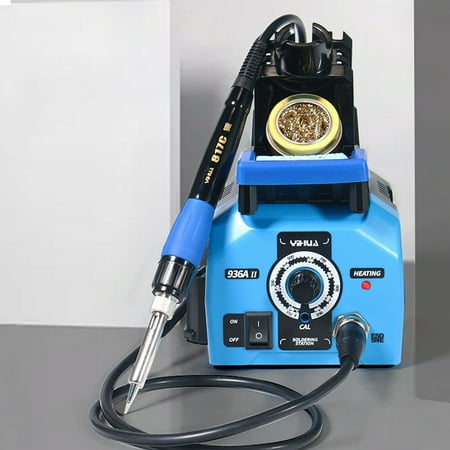 

Miumaeov Soldering Iron Station Kit 120W 110V Soldering Station Iron Kit Welding Tool On Components OP DIP SOIC for DIY Hobbyist/Professional Solder Jobs