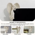 thumbnail image 5 of Yucurem 3D Angel Door Frame Decor Sculpture, Corner Angel with Wings Wall Decor, Resin Wall Crafts Statue for Home Living Room Bedroom Decoration (Left), 5 of 6