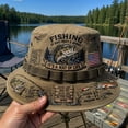 thumbnail image 5 of Fishing is a Way of Life Boonie Hat, Fishing is A Way of Life Outdoor Sun Hat, Wide Brim Bucket Hat for Fishing Hiking, 5 of 9
