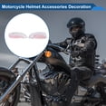 thumbnail image 3 of Accesorios de Casco de Motocicleta Decoración Conejo con Orejas Plegadas para Cascos de Motocicleta, Bicicleta y Esquí, Pegatina de Piel Blanca 1 Set, 3 of 6