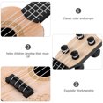 thumbnail image 3 of HONMEET 2Pcs Kids Instrument Beige Miniature Ukulele Model Musical Education for Music Learning, 3 of 8