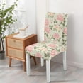 thumbnail image 3 of Vintage Butterfly Bloom Country Dining Chair Covers 4 Pack Washable Polyester Stretch Slipcovers Removable Seat Protector for Artistic Kitchen, 3 of 6