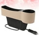 thumbnail image 2 of Organizador universal para el hueco del asiento del coche, con bolsillo lateral para el pasajero, cargador USB doble, portavasos y almacenamiento automático (beige), 2 of 6
