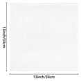 thumbnail image 7 of REGALWOVEN Striped Cotton Washcloths, Comfort 6 Pack Face Towels, Absorbent Towels for Hotel, Spa White 13' x 13', 7 of 7