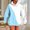 Light Blue, variant on Sentmoon Travel Outfit Long Sleeve Loose Oversized Hoodies for Women Striped Print with Pocket Drawstring Travel Clothes Women Fall Trendy for Fall Hiking Gray XXL