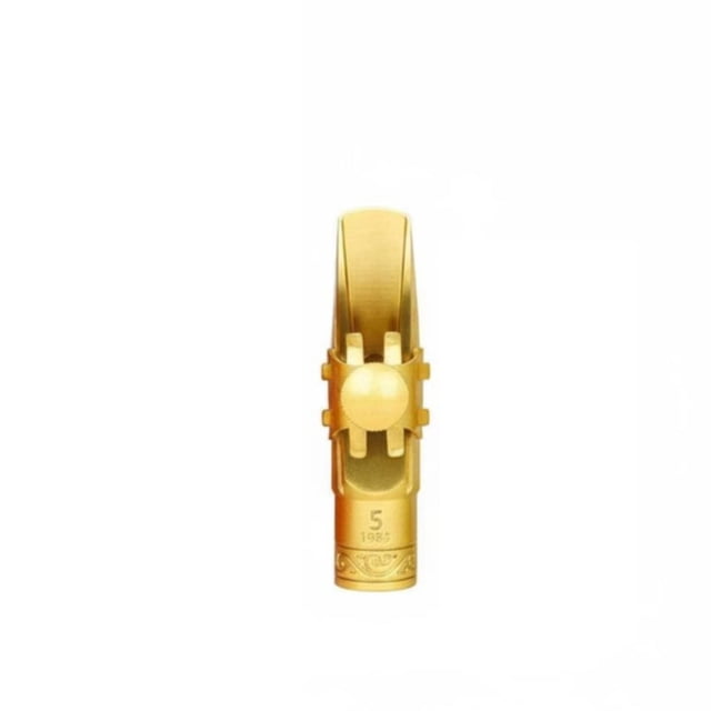 Boquilla De Saxofón De Latón Dorado, Fácil De Tocar, Kit De Boquilla Para Saxofón Soprano, Sonido Nítido, Saxofón Soprano En Si Bemol Para Principiantes, Estudiantes Y Práctica. 5 5