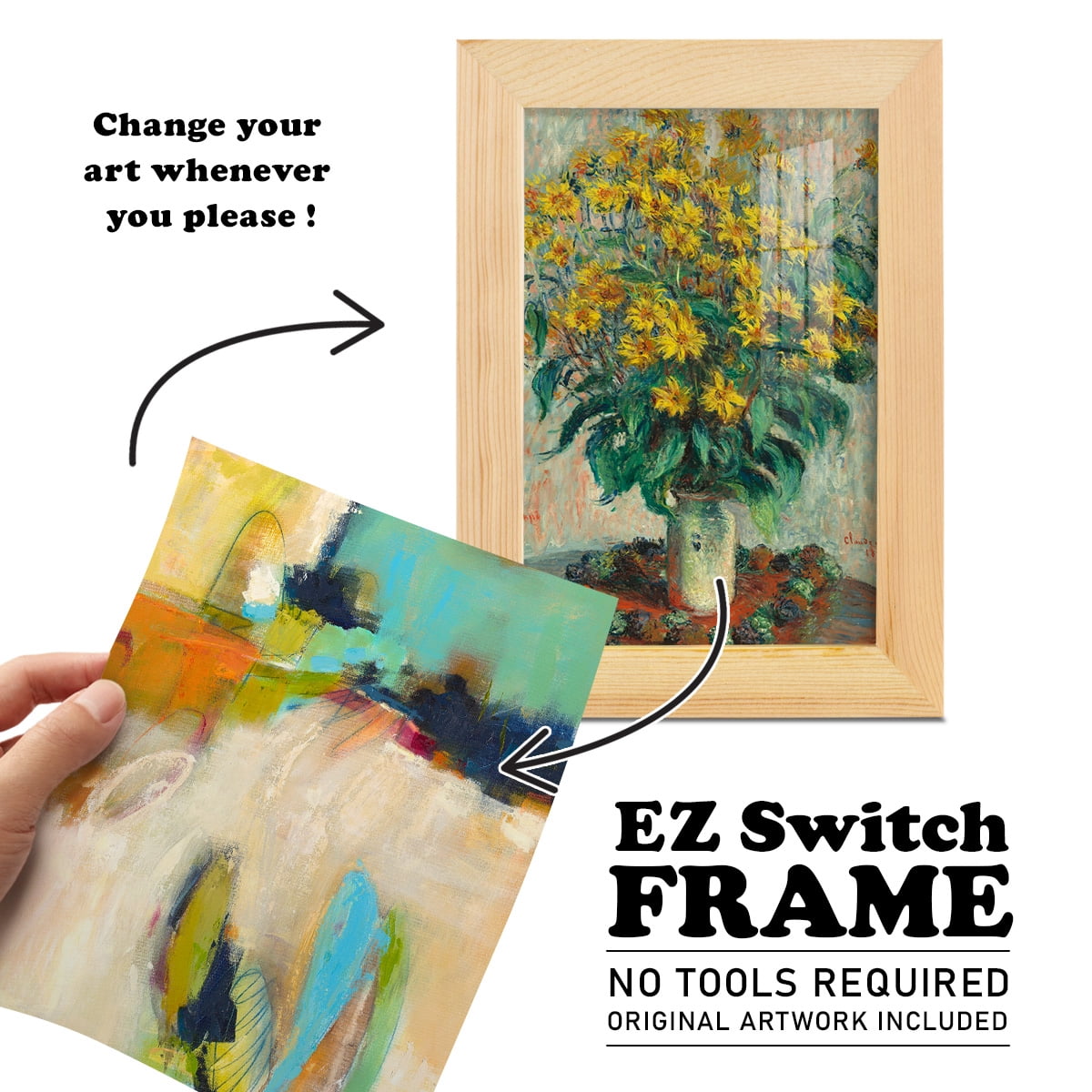 It All Adds Up - Framed Print w/glass - Natural Wood