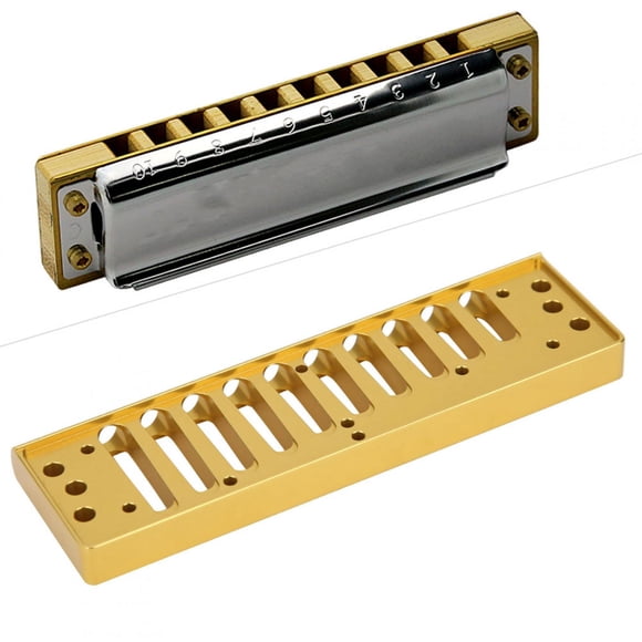 Peine De Armónica, Pieza De Peine De Arpa De Blues De 10 Orificios Para Accesorio De Armónica De aleación De Aluminio SP20